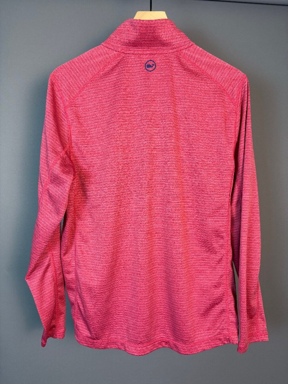 Vineyard Vines Performance Quarter Zip Women’s M Red Navy - Picture 2 of 7